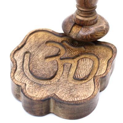 Drewniany kominek backflow - Ohm | Sklep Kardamon | Aromaterapia | Relax | Medytacja Drewniany kominek backflow - Ohm | Sklep Kardamon | Aromaterapia | Relax | Medytacja