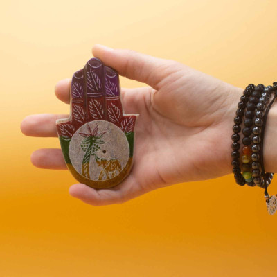 Podstawka pod kadzidełka Hamsa z naturalnego steatytu - Słoń i Palma | Sklep Kardamon | Aromaterapia | Relax | Medytacja Podstawka pod kadzidełka Hamsa z naturalnego steatytu - Słoń i Palma | Sklep Kardamon | Aromaterapia | Relax | Medytacja
