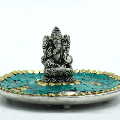 Tybetańska podstawka pod kadzidełka - Ganesh | Sklep Kardamon | Aromaterapia | Relax | Medytacja Tybetańska podstawka pod kadzidełka - Ganesh | Sklep Kardamon | Aromaterapia | Relax | Medytacja