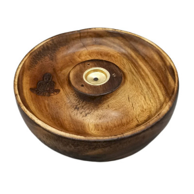 Podstawka z drewna mango - budda - okrągła wysoka | Sklep Kardamon | Aromaterapia | Relax | Medytacja Podstawka z drewna mango - budda - okrągła wysoka | Sklep Kardamon | Aromaterapia | Relax | Medytacja
