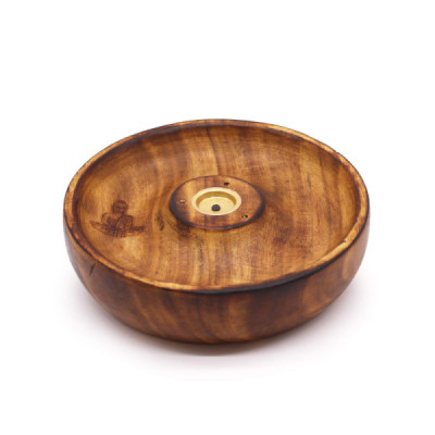 Podstawka z drewna mango - budda - okrągła wysoka | Sklep Kardamon | Aromaterapia | Relax | Medytacja Podstawka z drewna mango - budda - okrągła wysoka | Sklep Kardamon | Aromaterapia | Relax | Medytacja