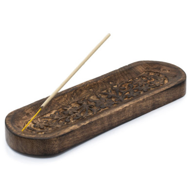 Podstawka z drewna mango - duża rzeźbiona | Sklep Kardamon | Aromaterapia | Relax | Medytacja Podstawka z drewna mango - duża rzeźbiona | Sklep Kardamon | Aromaterapia | Relax | Medytacja