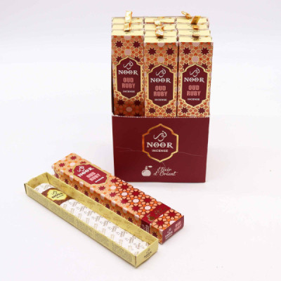 Kadzidełka Noor - Oud Ruby | Sklep Kardamon | Aromaterapia | Relax | Medytacja