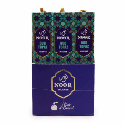 Kadzidełka Noor - Oud Topaz | Sklep Kardamon | Aromaterapia | Relax | Medytacja Kadzidełka Noor - Oud Topaz | Sklep Kardamon | Aromaterapia | Relax | Medytacja