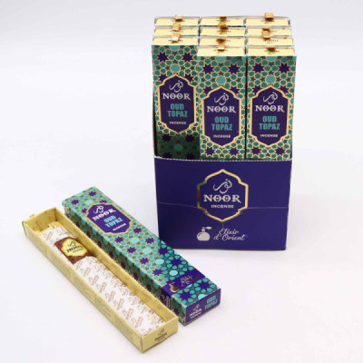 Kadzidełka Noor - Oud Topaz | Sklep Kardamon | Aromaterapia | Relax | Medytacja Kadzidełka Noor - Oud Topaz | Sklep Kardamon | Aromaterapia | Relax | Medytacja