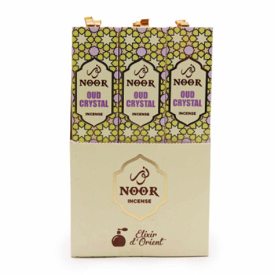 Kadzidełka Noor - Oud Crystal | Sklep Kardamon | Aromaterapia | Relax | Medytacja
