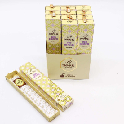 Kadzidełka Noor - Oud Crystal | Sklep Kardamon | Aromaterapia | Relax | Medytacja