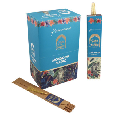 Kadzidełka Tales Of India - Monsoon Magic | Sklep Kardamon | Aromaterapia | Relax | Medytacja Kadzidełka Tales Of India - Monsoon Magic | Sklep Kardamon | Aromaterapia | Relax | Medytacja