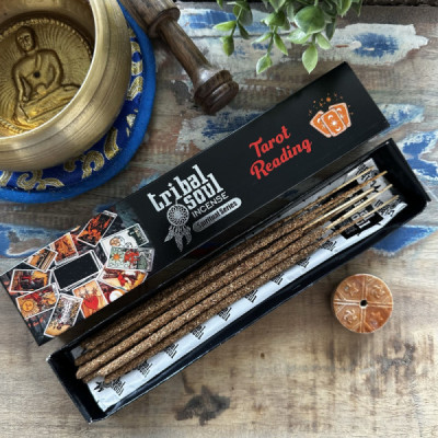 Kadzidełka Tribal Soul - Tarot + Podstawka | Sklep Kardamon | Aromaterapia | Relax | Medytacja Kadzidełka Tribal Soul - Tarot + Podstawka | Sklep Kardamon | Aromaterapia | Relax | Medytacja