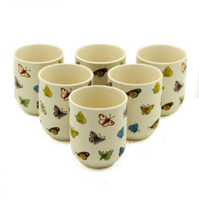 Zestaw 6 ceramicznych kubeczków do herbaty 190 ml Zestaw 6 ceramicznych kubeczków do herbaty 190 ml