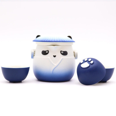 Zestaw Panda do herbaty 0.33l - 2 kubeczki, etui