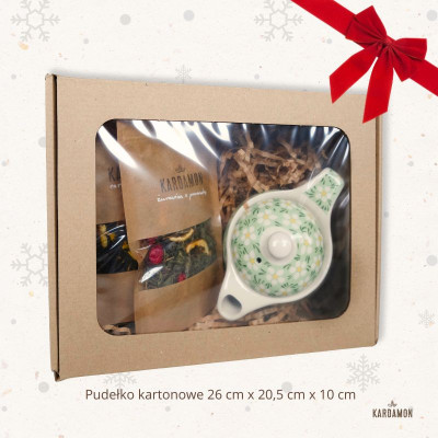 Zestaw prezentowy 1 - czajniczek i aromatyczna herbata