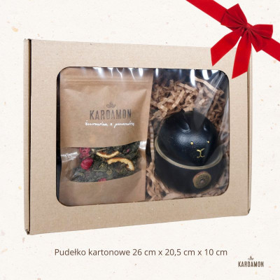 Zestaw prezentowy 2 - czajniczek i aromatyczna herbata