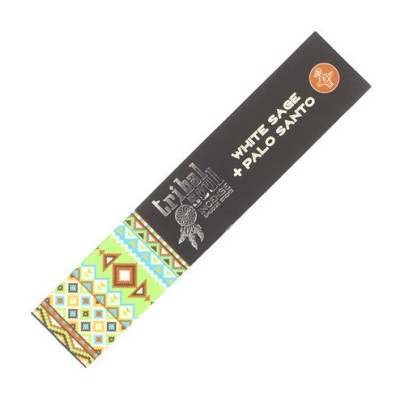 Kadzidełka Tribal Soul - Biała Szałwia + Palo Santo | Sklep Kardamon | Aromaterapia | Relax | Medytacja Kadzidełka Tribal Soul - Biała Szałwia + Palo Santo | Sklep Kardamon | Aromaterapia | Relax | Medytacja