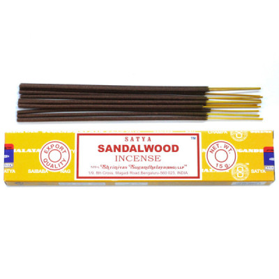 Kadzidełka Satya - Drzewo Sandałowe | Sklep Kardamon | Aromaterapia | Relax | Medytacja