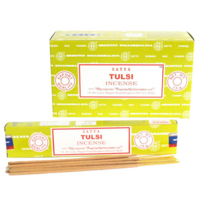 Kadzidełka Satya - Tulsi | Sklep Kardamon | Aromaterapia | Relax | Medytacja Kadzidełka Satya - Tulsi | Sklep Kardamon | Aromaterapia | Relax | Medytacja