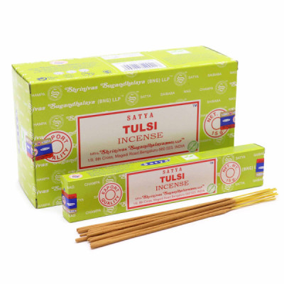 Kadzidełka Satya - Tulsi | Sklep Kardamon | Aromaterapia | Relax | Medytacja Kadzidełka Satya - Tulsi | Sklep Kardamon | Aromaterapia | Relax | Medytacja