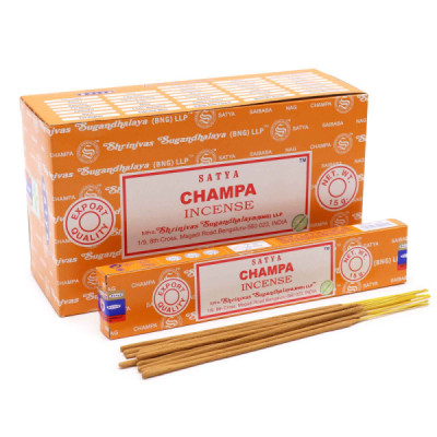 Kadzidełka Satya - Champa | Sklep Kardamon | Aromaterapia | Relax | Medytacja