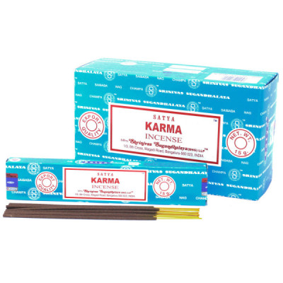 Kadzidełka Satya - Karma | Sklep Kardamon | Aromaterapia | Relax | Medytacja Kadzidełka Satya - Karma | Sklep Kardamon | Aromaterapia | Relax | Medytacja