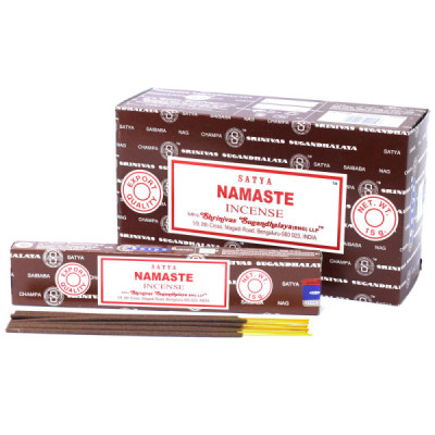 Kadzidełka Satya - Namaste | Sklep Kardamon | Aromaterapia | Relax | Medytacja