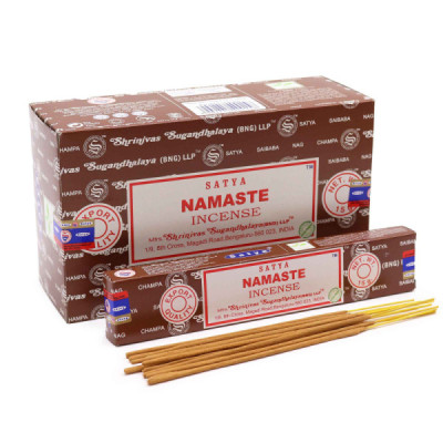 Kadzidełka Satya - Namaste | Sklep Kardamon | Aromaterapia | Relax | Medytacja