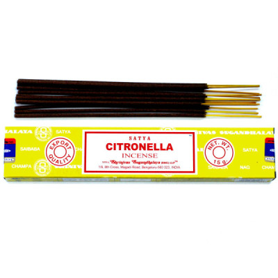Kadzidełka Satya - Cytronella | Sklep Kardamon | Aromaterapia | Relax | Medytacja Kadzidełka Satya - Cytronella | Sklep Kardamon | Aromaterapia | Relax | Medytacja