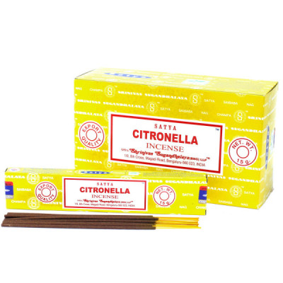 Kadzidełka Satya - Cytronella | Sklep Kardamon | Aromaterapia | Relax | Medytacja Kadzidełka Satya - Cytronella | Sklep Kardamon | Aromaterapia | Relax | Medytacja