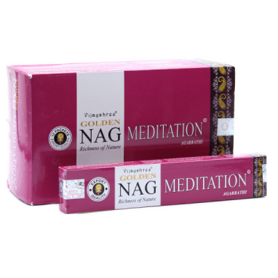 Kadzidełka Golden Nag - Medytacja | Sklep Kardamon | Aromaterapia | Relax | Medytacja