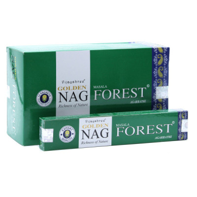 Kadzidełka Golden Nag - Forest | Sklep Kardamon | Aromaterapia | Relax | Medytacja