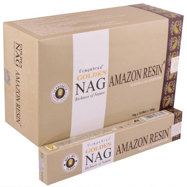 Kadzidełka Golden Nag - Żywica Amazonki (Breuzinho)