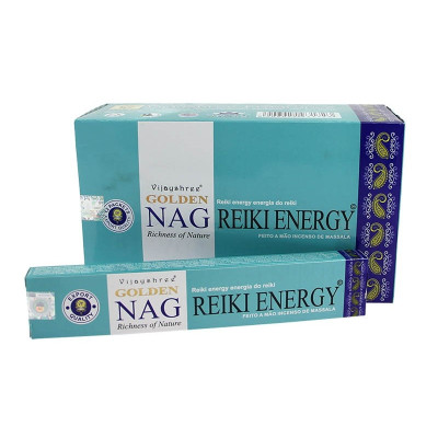 Kadzidełka Golden Nag - Energia Reiki | Sklep Kardamon | Aromaterapia | Relax | Medytacja