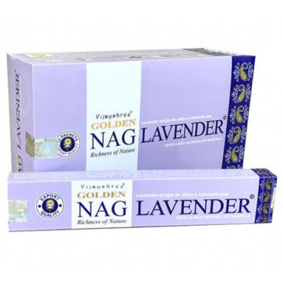 Kadzidełka Golden Nag - Lawenda | Sklep Kardamon | Aromaterapia | Relax | Medytacja