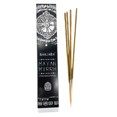 Kadzidełka Banjara - Mirra Majów | Sklep Kardamon | Aromaterapia | Relax | Medytacja Kadzidełka Banjara - Mirra Majów | Sklep Kardamon | Aromaterapia | Relax | Medytacja