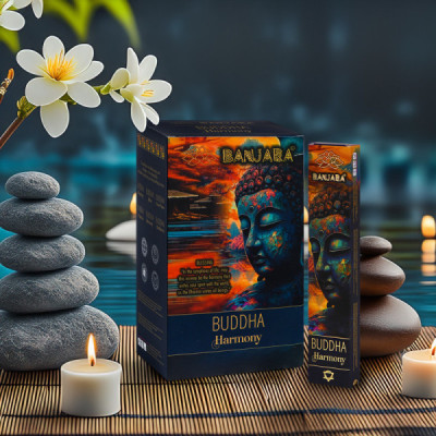 Kadzidełka Banjara Budda - Harmonia | Sklep Kardamon | Aromaterapia | Relax | Medytacja