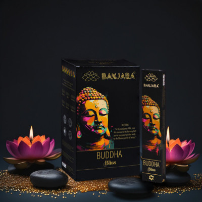 Kadzidełka Banjara Budda - Błogość | Sklep Kardamon | Aromaterapia | Relax | Medytacja Kadzidełka Banjara Budda - Błogość | Sklep Kardamon | Aromaterapia | Relax | Medytacja