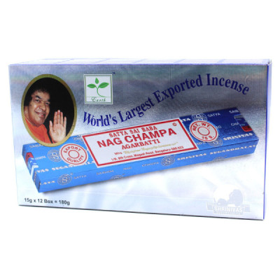 Kadzidełka Satya - Nag Champa | Sklep Kardamon | Aromaterapia | Relax | Medytacja