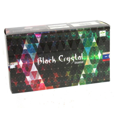 Kadzidełka Satya - Black Crystal | Sklep Kardamon | Aromaterapia | Relax | Medytacja