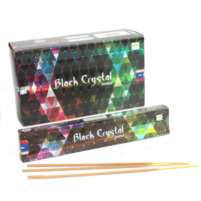 Kadzidełka Satya - Black Crystal | Sklep Kardamon | Aromaterapia | Relax | Medytacja