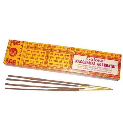 Kadzidełka Goloka - Nag Champa | Sklep Kardamon | Aromaterapia | Relax | Medytacja
