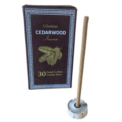 Zestaw Upominkowy Z Kadzidełkami Himalajskimi - Drzewo Cedrowe | Sklep Kardamon | Aromaterapia | Relax | Medytacja
