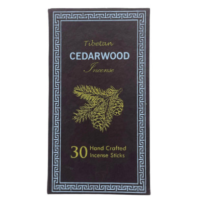 Zestaw Upominkowy Z Kadzidełkami Himalajskimi - Drzewo Cedrowe | Sklep Kardamon | Aromaterapia | Relax | Medytacja