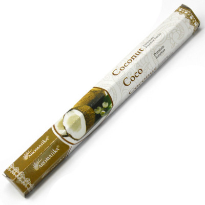 Kadzidełka Aromatica Premium - Kokos | Sklep Kardamon | Aromaterapia | Relax | Medytacja Kadzidełka Aromatica Premium - Kokos | Sklep Kardamon | Aromaterapia | Relax | Medytacja
