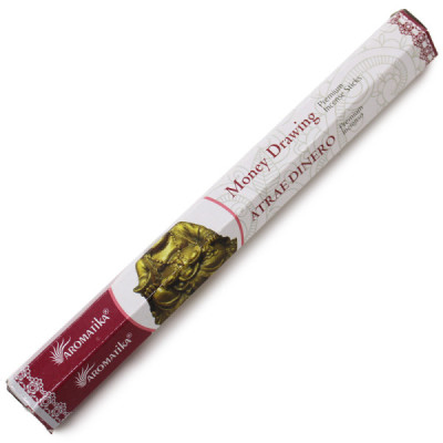 Kadzidełka Aromatika Premium - Rysunek Pieniędzy | Sklep Kardamon | Aromaterapia | Relax | Medytacja