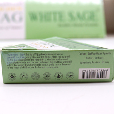 Kadzidełka Backflow Golden Nag - Biała Szałwia | Sklep Kardamon | Aromaterapia | Relax | Medytacja Kadzidełka Backflow Golden Nag - Biała Szałwia | Sklep Kardamon | Aromaterapia | Relax | Medytacja